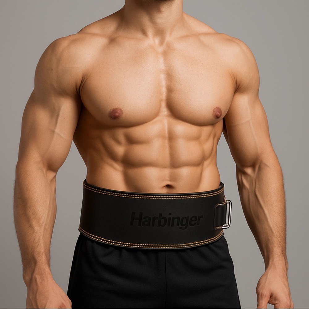 Harbinger Leather Weightlifting Belt XL – Gym Training Support(F88)✨✨